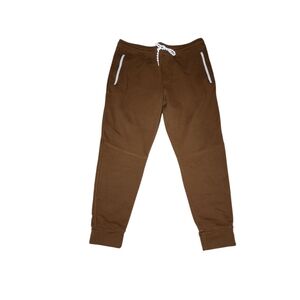 American Eagle Outfitters Tan Joggers with White Accents